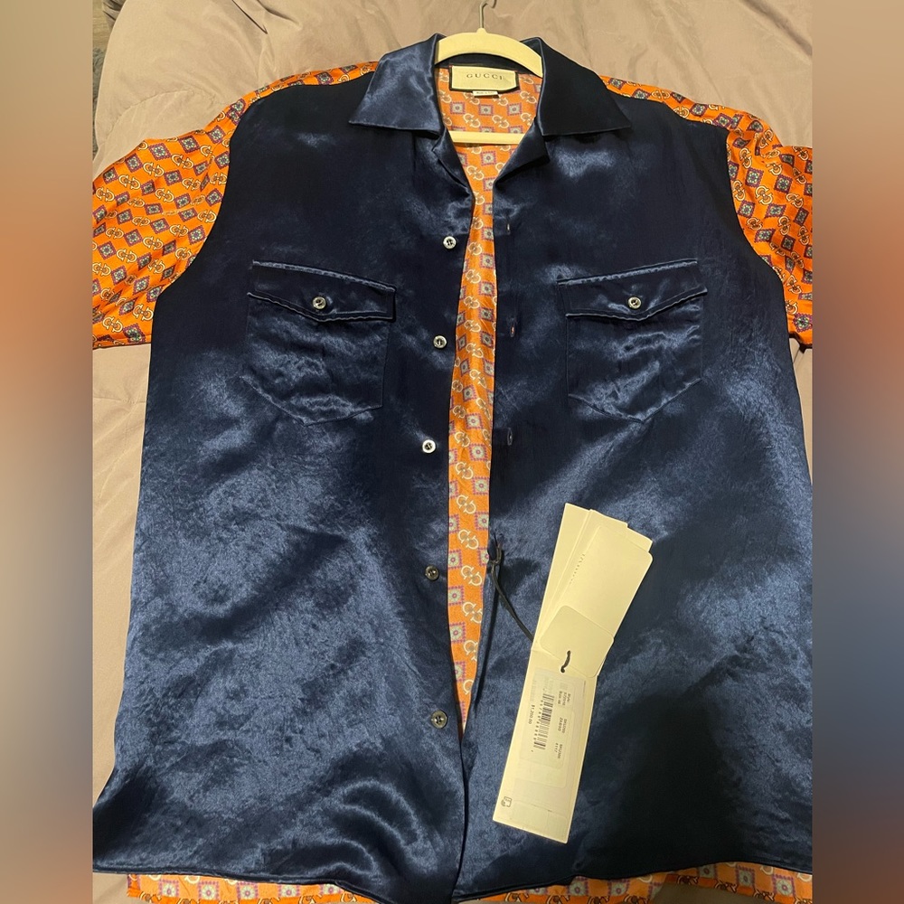 Men’s Gucci button down. Only selling because it was too small for my boyfriend